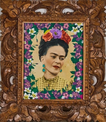 A Framed Frida Kahlo Print