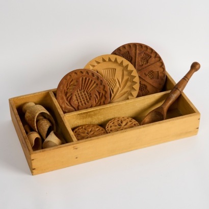 A Collection of Vintage Wooden Kitchenalia