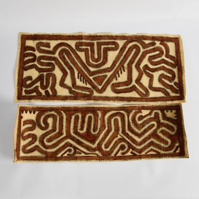 A Pair of Small Tapa Cloths