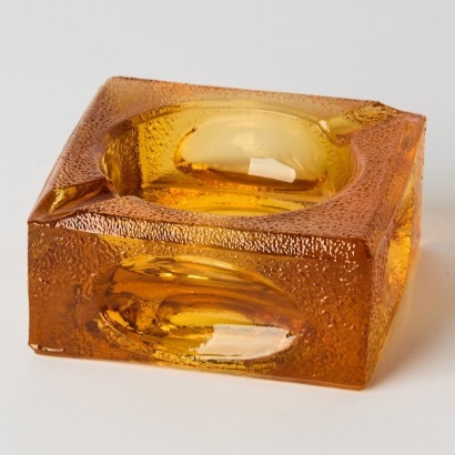 A Murano Glass Ashtray by Antonio Imperatore, 1970