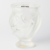 A Lalique France Rosine Crystal Vase