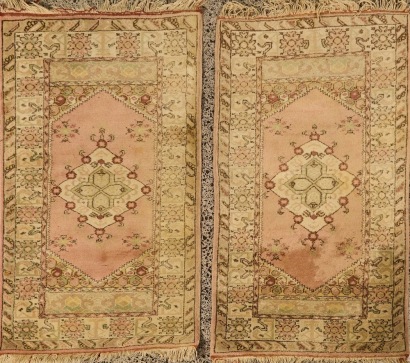 A Pair of Kula Turkish Rug