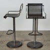 A Pair of Airon Italian Mid Century Modern Swivel Stools