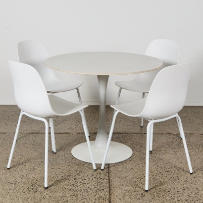 A Modern Minimalist Dining Suite