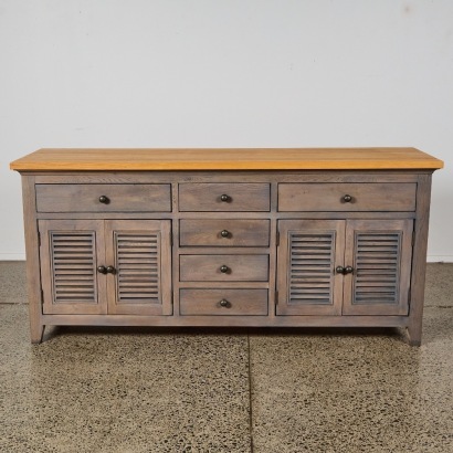 A Solid Oak Buffet Sideboard