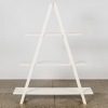 A Three-Tier A-Frame Shelf Unit