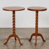 A Pair of Barley Twist Wine Tables
