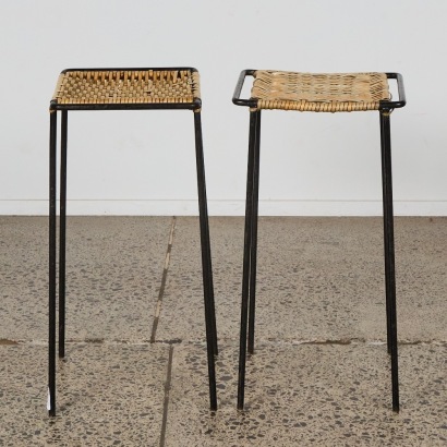 A Pair of Mid-Century Bar Stools