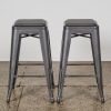 A Pair of Industrial Bar Stools