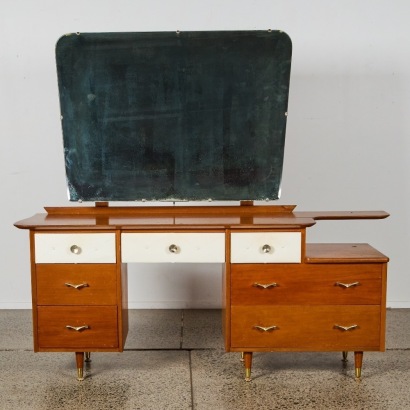 A Solid Wood Retro Dresser Unit