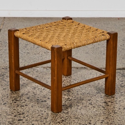 A Danish Cord Footstool
