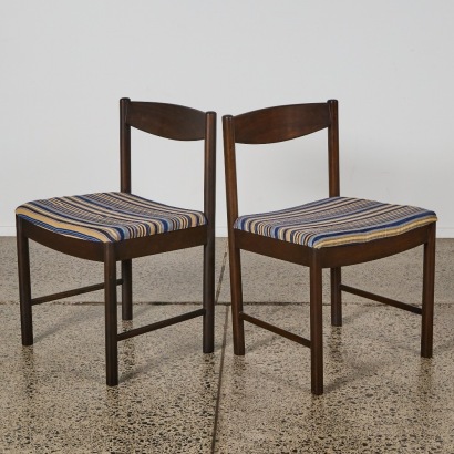 Two Mid Century Dining Chairs by Tom Robinson for A H McIntosh