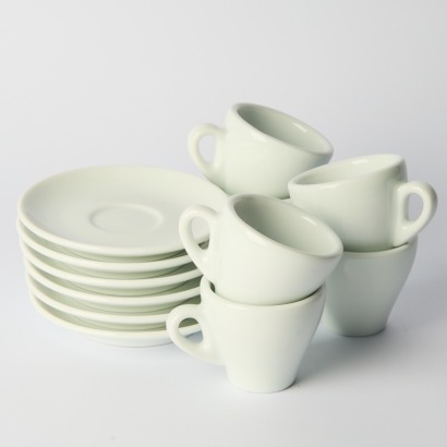 A set of six Ancap Espresso Cups and Saucers Made in Italy