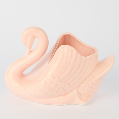 A Pink Studio Ceramics Swan Medium