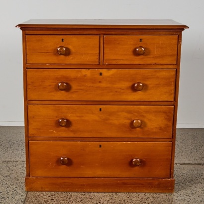 An Antique Kauri Chest of Drawers