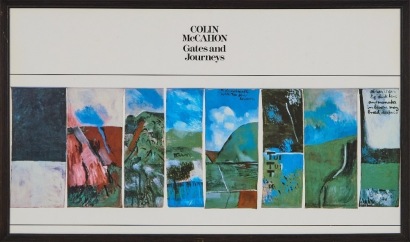 A Framed Colin McCahon Print Gates and Journeys