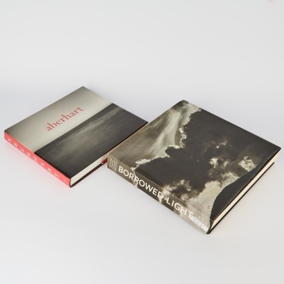 A pair of Photograph Books Borrowed Light and Aberhart Hardback