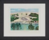 A Print from the Booklet of Pre Eruption Photos: The pink and white terraces, Rotomahana