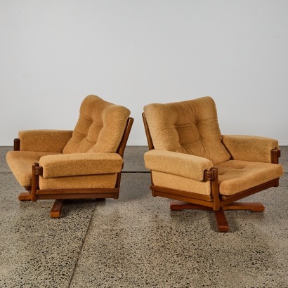 A Pair of 1970s Mareka Danish Armchairs