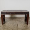 A Berkley Leather Trimmed Executive Desk