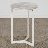 A Marble Topped Side Table