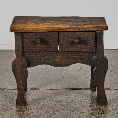 A Mid 20th Century Guatemalan Nahuala Animal Spirit Table