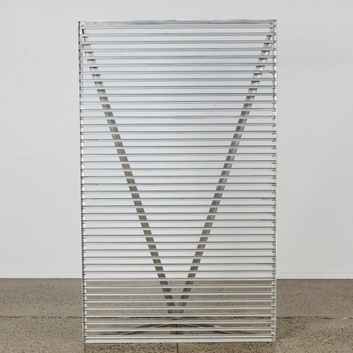 An Aluminium CD Wall by Patrick Loo