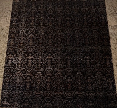 A Design Show Rug from the Lux Collection Made from Wool and Bamboo Silk