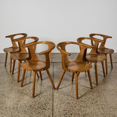 A Set of Six &Tradition in Between SK1 Chairs