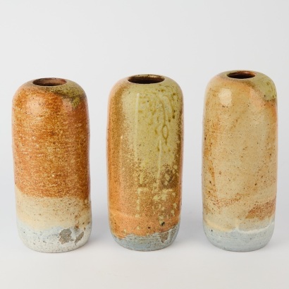 A Trio of Australian Studio Pottery Vases