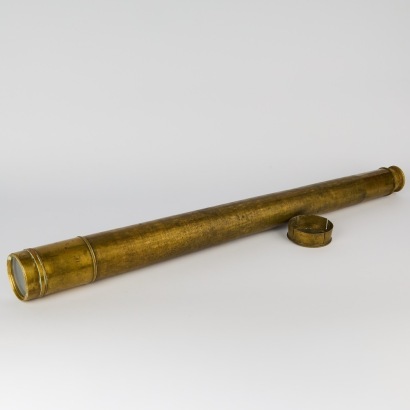 An Antique Brass Telescope