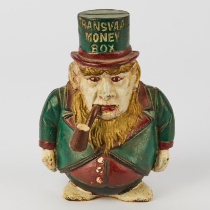 A Vintage Cast Iron Transvaal Money Box