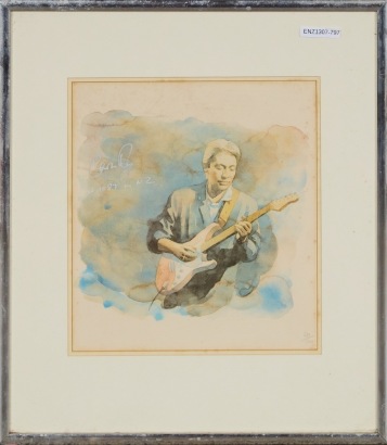 A Signed Chris Rea Limited Edition Lithograph