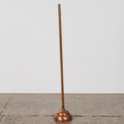 An Antique Copper Laundry Posser