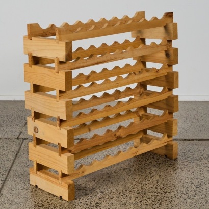A 48-Bottle Wine Rack