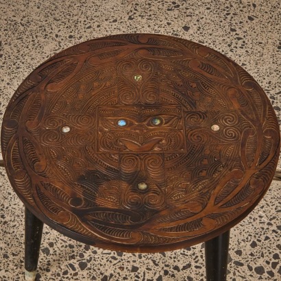 A S. Chapman Māori Carved Table