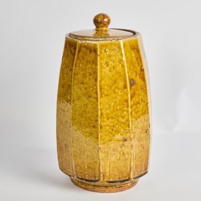 A Large Peter Alger Cutsided Floor Jar