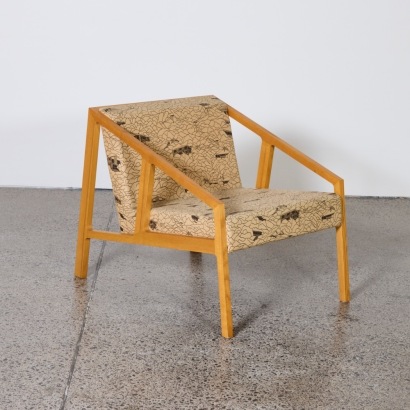 A Fink Chair by Fletcher Design Upholstered in Hemptech Urban Hills