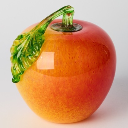 A Handblown Art Glass Apple