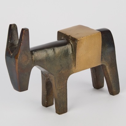 A Brutalist Cast Donkey