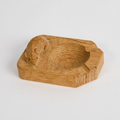 Vintage Oak Robert &sbquo;&Auml;&ograve;Mouseman&sbquo;&Auml;&ocirc; Thompson Ashtray