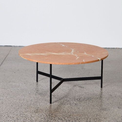 A Custom Stone Border Coffee Table by Simon James