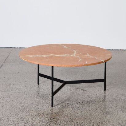 A Custom Stone Border Coffee Table by Simon James