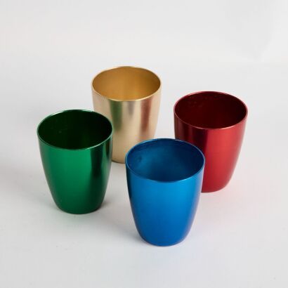 A Vintage Set of Picnic Tumblers