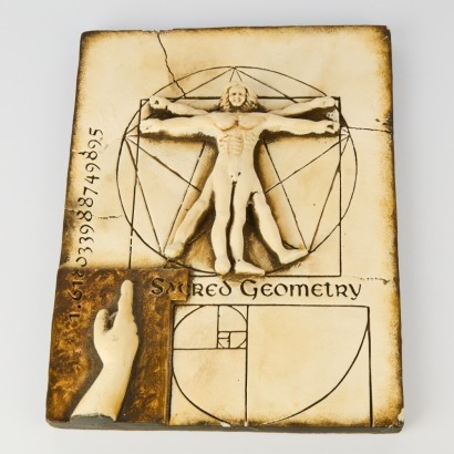 A Sacred Geometry Wall Tile By Dennis De Jesus