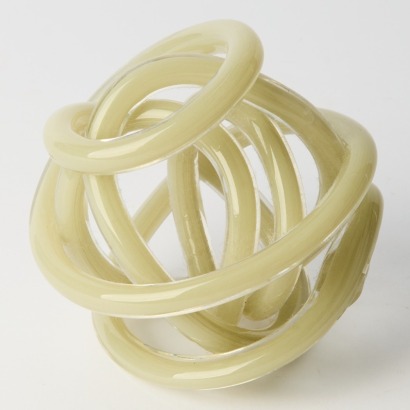 A Handblown Glass Knott Table Feature