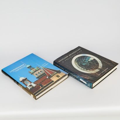 A pair of NZ Architecture Books Landmarks and Auckland Architecture