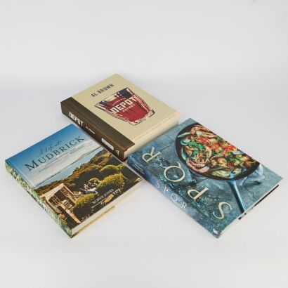A trio of Cookbooks Depot, SPQR and My Life at Mudbrick