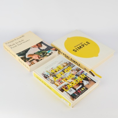 A trio of Cookbooks Ottolenghi Simple, The Art of the Larder and Giorgio Locatelli Made in Italy