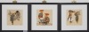 A Group of Three Chinese 20th Century Ink 'Figural' Paintings